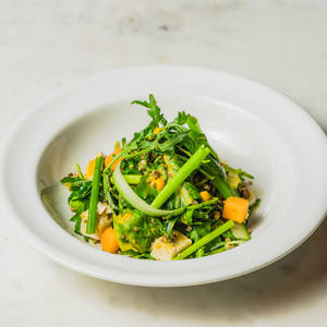 Salad Of Silken Tofu, Pearl Millet