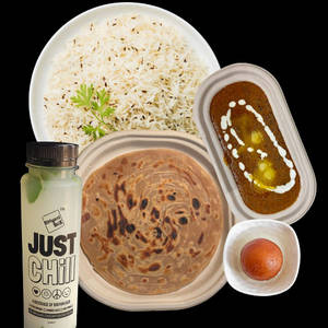 Dal Makhani +jeera Rice +lachha Paratha +punjabi Lassi+ Combo
