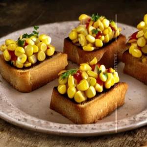 Corn canapes