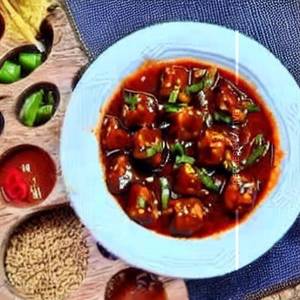 Babycorn manchurian gravy