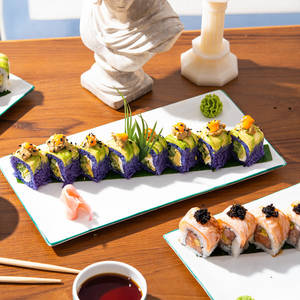 Avocado Cucumber Sushi Roll