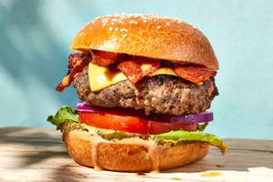 Cheese slice burger