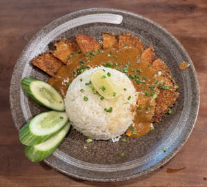 Singaporean Cutlet Curry Rice Chicken