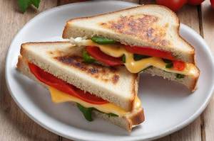 Jam With Cheese Sandwich