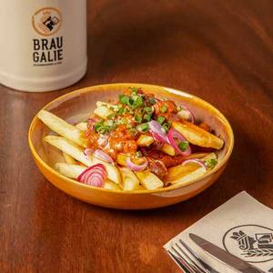 Butter Chicken Loaded French Fries