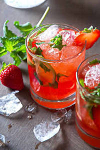 Strawberry mojito