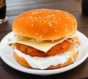 Aloo Tikki Cheese Burger
