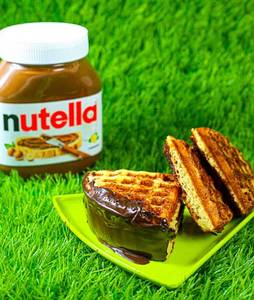Naughty Nutella Waffles