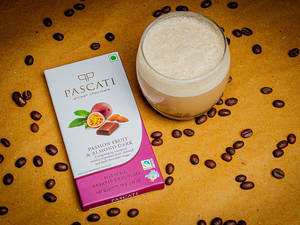 Passionfruit Almond Iced Mocha