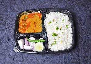 Dal + Plain Rice+ Salad
