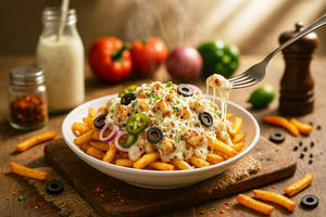 Roasted Chicken & Cheese Fries