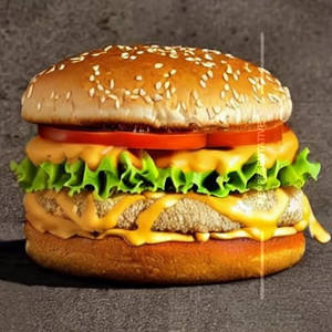 Veg Double Cheese Burger