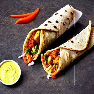 Peri peri burrito veg roll