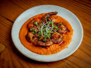 Sizzling Garlic Prawns