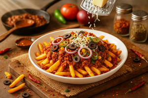 Chicken Keema Fries