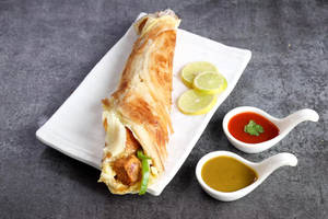Chicken And Omelette Wrap