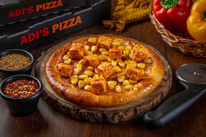 Panner And Corn Pizza