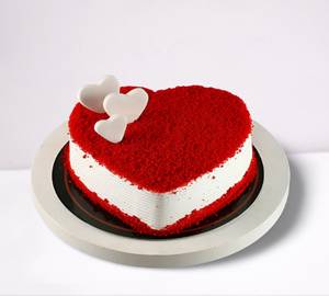 Heart Shape Red Velvet Cake [450gram]