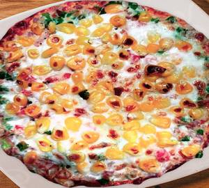 Corn Vegetable Cheese Pizza