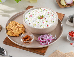 Tadka Curd Rice Thali