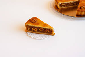 Walnut Pie Slice