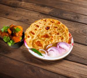 Chicken Kosha and Paratha Combo