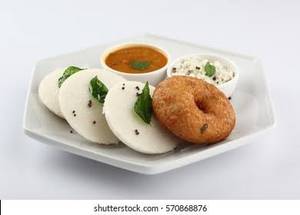3 Idli + 2 Vada
