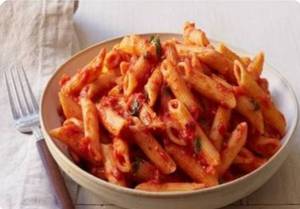 Red sauce pasta