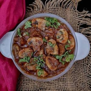 Mushroom kadhai