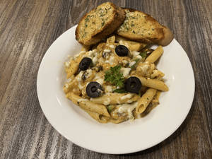 Smoked Mushroom Chicken Pasta