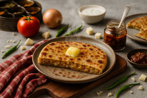 Aloo Pyaz Paratha