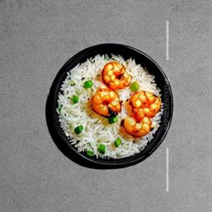 Combination rice prawn