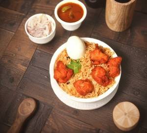 Chicken 65 biriyani