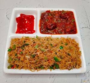 Manchurian With Fried Rice