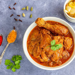 Chicken Do Pyaza [Quarter Portion]