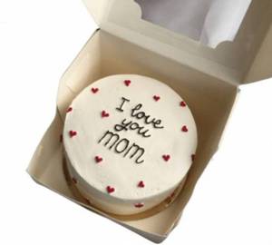 Happy Mother's Day Chocolate Truffle Bento Cake