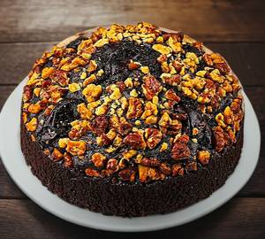 Square Chocolate Dry Fruit Cake