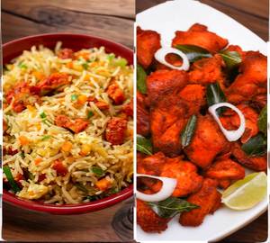Chicken Fried Rice Half+Chicken 65