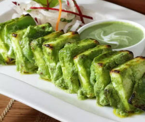 Pudina Paneer Tikka(appetizer)