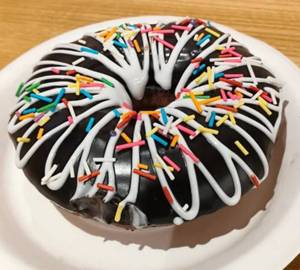 Rainbow Sprinkled Donuts