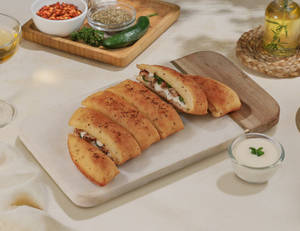 Herb Chicken Garlic Breadsticks