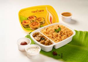 Mushroom Hyderabadi Biryani