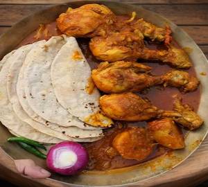 4 tawa roti  2 chicken
