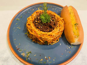 Spaghetti Bolognese (minced Mutton)