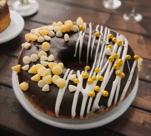 Dark Chocolate Flavour Filled Donuts