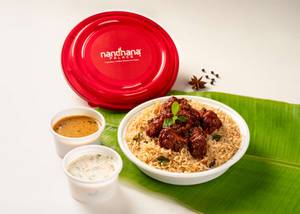 Bowl Hyderabadi Chicken 65 Biryani