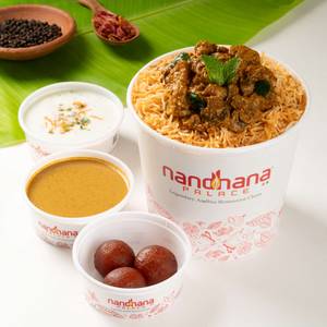 Bucket Mushroom Hyderabadi Biryani