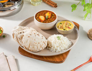 Mom Style Aloo Matar - Everyday Thali