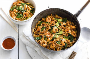 Prawns Hakka Noodles