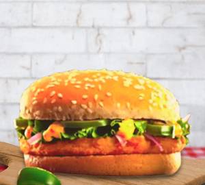 Aloo tikki cheese Burger